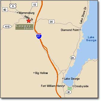 Map and directions to County Floors